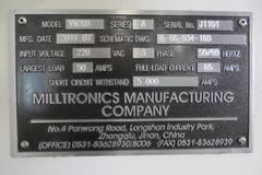 Milltronics VM20A (VM4020) CNC Vertical Machining Center, Centurion 8200 CNC Control, Renishaw Probing System, 20 ATC, Chip Auger