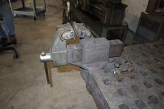 Acorn Welding Table with Craftsment 4.5" Bench Vise, Clamps and Accessories