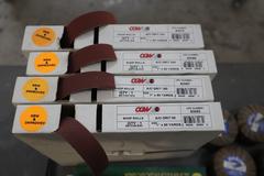 Abrasives - Assorted: 120 Grit Flap Wheels, 80 Grit 1" Sanding Rolls, Assorted Sand Paper, Sanding Blocks