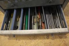 Huot Drill Index Fractional, with Contents of Reamers