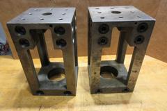Cast Iron Rectangular Riser Fixture Plates w/ Ball Locks(2)
