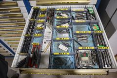 Equipto HD Tool Cabinet - LOADED with Drills, Taps, Reamers, Pipe Taps