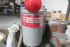 Barker Model AM,  3 Axis Milling Machine, with Pneumatic Clamping System and Pedestal Stand.