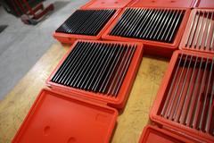 6" Thin Steel Vise Parallel Sets (5 Total Complete)