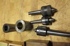 Royal, Concentric, Enco - Live & Dead Centers W/ Adaptors - Morse Taper #2-#4