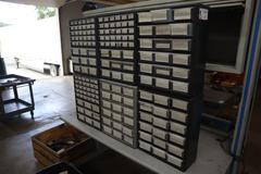 (6) Multi-Bin Plastic Cabinets - Empty