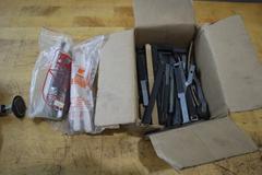 Pneumatic Tools: (3) Dynafiles, (3) Right Angle Grinders