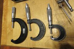 Starret Depth Micrometer 0"-6", Starrett 0"-3" Micrometers, Starret Last Word Dial Indicator & Height Stands