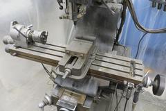Bridgeport Series I-2HP CNC Vertical Milling Machine, Proto Trak Plus 2-Axis CNC Control/3-Axis DRO, Chrome Ways, Kurt Power Draw Bar