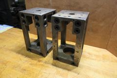 Cast Iron Rectangular Riser Fixture Plates w/ Ball Locks(2)