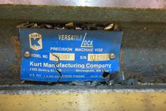 Kurt 3600V 6" Machine Vise w/ Handle & Steel Jaws