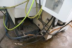 Milltronics VM20A (VM4020) CNC Vertical Machining Center, Centurion 8200 CNC Control, Renishaw Probing System, 20 ATC, Chip Auger