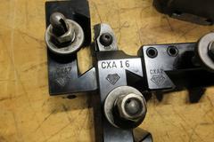 Aloris CXA Tool Post With Stick/Parting/Face Tool Holders