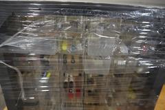 Multi-Bin Cabinet with Ball End Mills and Reamers (Small Reamers)