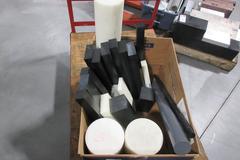 Miscellaneous Plastics - Round 1"-6", Assorted Square Stock