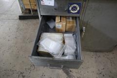 Portable Steel Work Bench with Cabinet Base, (4) Drawers, (1) Door