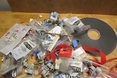 Assorted Tape, Velcro, Cable Mounts