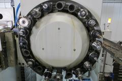 Milltronics VM20A (VM4020) CNC Vertical Machining Center, Centurion 8200 CNC Control, Renishaw Probing System, 20 ATC, Chip Auger