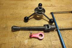 Kurt 6" Parallel Keepers, Removable Back Stop, Assorted Vise Handles, Stub Edge Finders