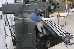 Kent 3VK Vertical Mill, Variable Speed, 10" x 50" Table, Servo Power Table Feed, 2 Axis DRO