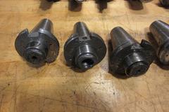  CAT50 Ridged Endmill & ER32 Collet Toolholders (10)