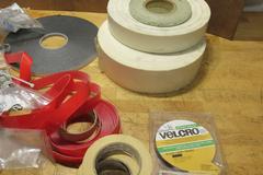 Assorted Tape, Velcro, Cable Mounts