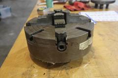 Bison 10" 4-Jaw Chuck with 2.5" Hole, D1-5 Camlock Back
