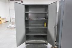 Heavy Duty Locking Cabinet- 2-Door, 4-Shelf