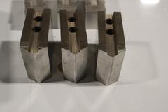 2" Aluminum & 3" Steel 3-Jaws for Kitagawa or Samchully Chucks P/n: KT-8300P, KT-8201AF - 1.5MM X 60 DEG Serrations