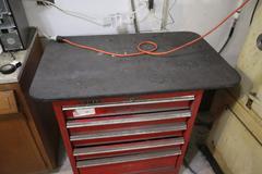 Homak 6 Drawer Rolling Tool Cabinet with Contents
