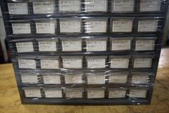 Multi Bin Cabinet with Drills and Reamers