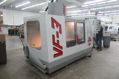 Haas VF-3 Vertical Machining Center, 7500 RPM, 20 Station Carousel Tool Changer 4th-Axis Brushed Drive, PCool Nozzle, Chip Auger, 