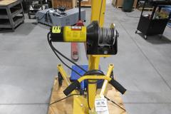 Vestil Steel Portable Work Site Lift 500 Lb. Capacity, With 110V Electric Super Winch