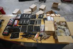 Large Lot of Assorted Heli-Coils, Drills, Taps, Inserts and Driver Tools
