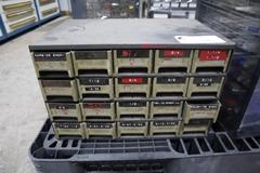 Multi Drawer Organizer with Assorted HSS End Mills Roughing and Finishing
