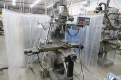 Bridgeport Series I-2HP CNC Vertical Milling Machine, Proto Trak Plus 2-Axis CNC Control/3-Axis DRO, Chrome Ways, Kurt Power Draw Bar