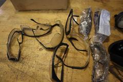 Safety Glasses and Respirator