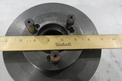 HHT 8" Independent 4 Jaw Lathe Chuck with Reversible Hard Step Jaws and D1-4 Camlock Mounting
