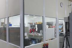 Quality Assurance Lab - 20' x 20' with (1) 72" x 120" Double Door Entrance and (1) 36" x 84" Door, Friedrich Wall Mounted Air Conditioner and MORE