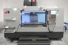 Haas VF-8 CNC Vertical Machining Center, 64" x 40" x 30", CT40, 15K RPM, Probing, TS Coolant, 40 ATC