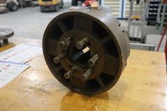 Bison 10" 4-Jaw Chuck with 2.5" Hole, D1-5 Camlock Back