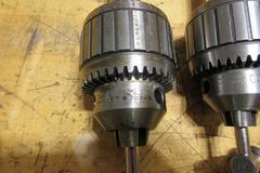 Jacobs 3JT Keyed Super Chucks with Keys, with #3 and #4 Morse Tapers and Adapters