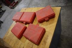 6" Thin Steel Vise Parallel Sets (5 Total Complete)