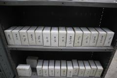 Threading Dies - Many Sizes - with Metal Shelving