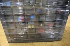 Multi-Bin Cabinet with HSS End Mills and Some Carbide