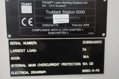 Trumpf TruMark Station 5000 Laser Marking System