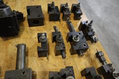 Aloris CXA Quick Change Tool Post with Various Tool Holders and More