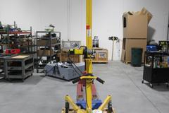Vestil Steel Portable Work Site Lift 500 Lb. Capacity, With 110V Electric Super Winch