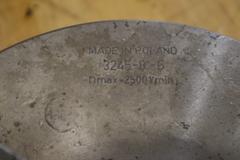 Bison 8" 3-Jaw Chuck with 2.125"  Hole Thru and Table Mount Adapter and Handle