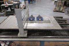 Heavy Duty Rolling Work Bench With Linear Rails, 2 Vises, Air Hose & Regulator
